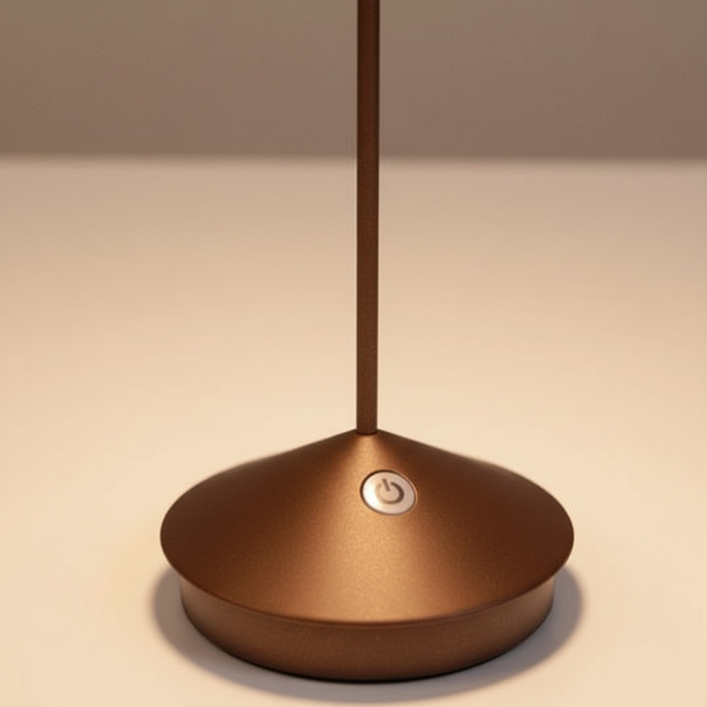 Wireless Dimmable LED Table Lamp - Waterproof Rechargeable Design
