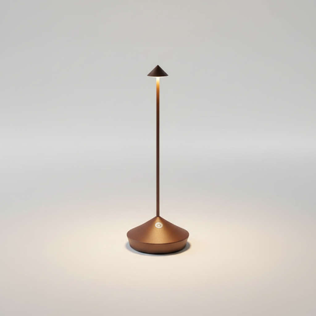 Cordless Waterproof LED Table Lamp with Adjustable Brightness