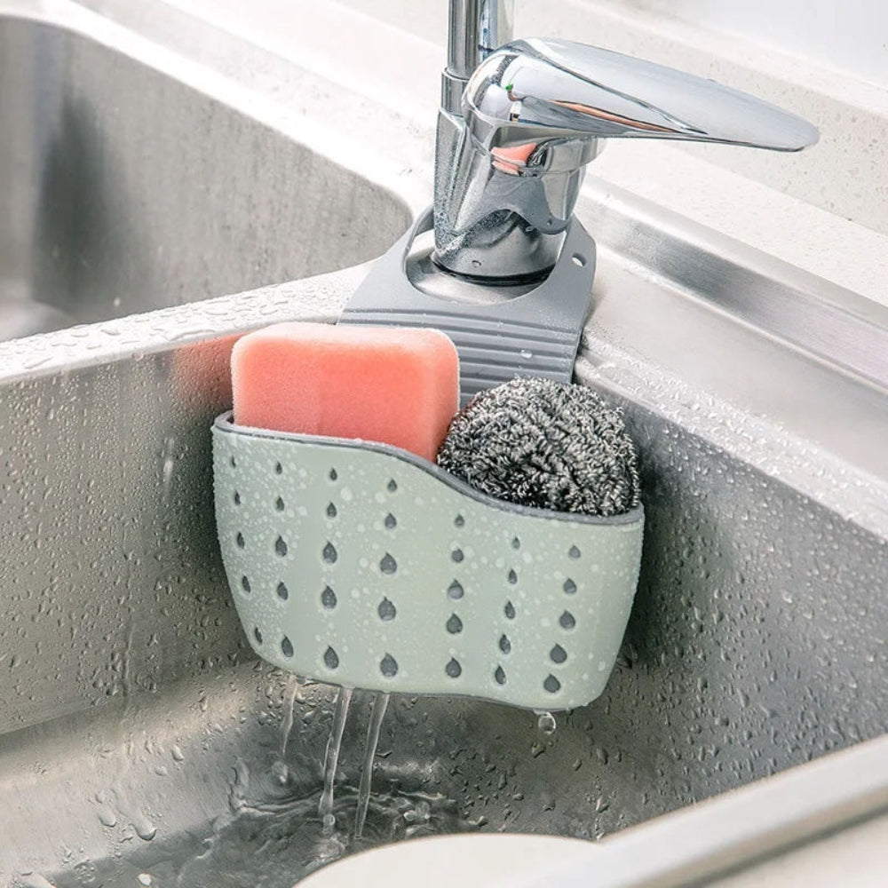 Silicone Drainer Organizer with Adjustable Straps