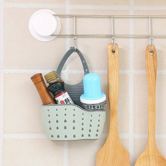 Silicone Drainer Organizer with Adjustable Straps