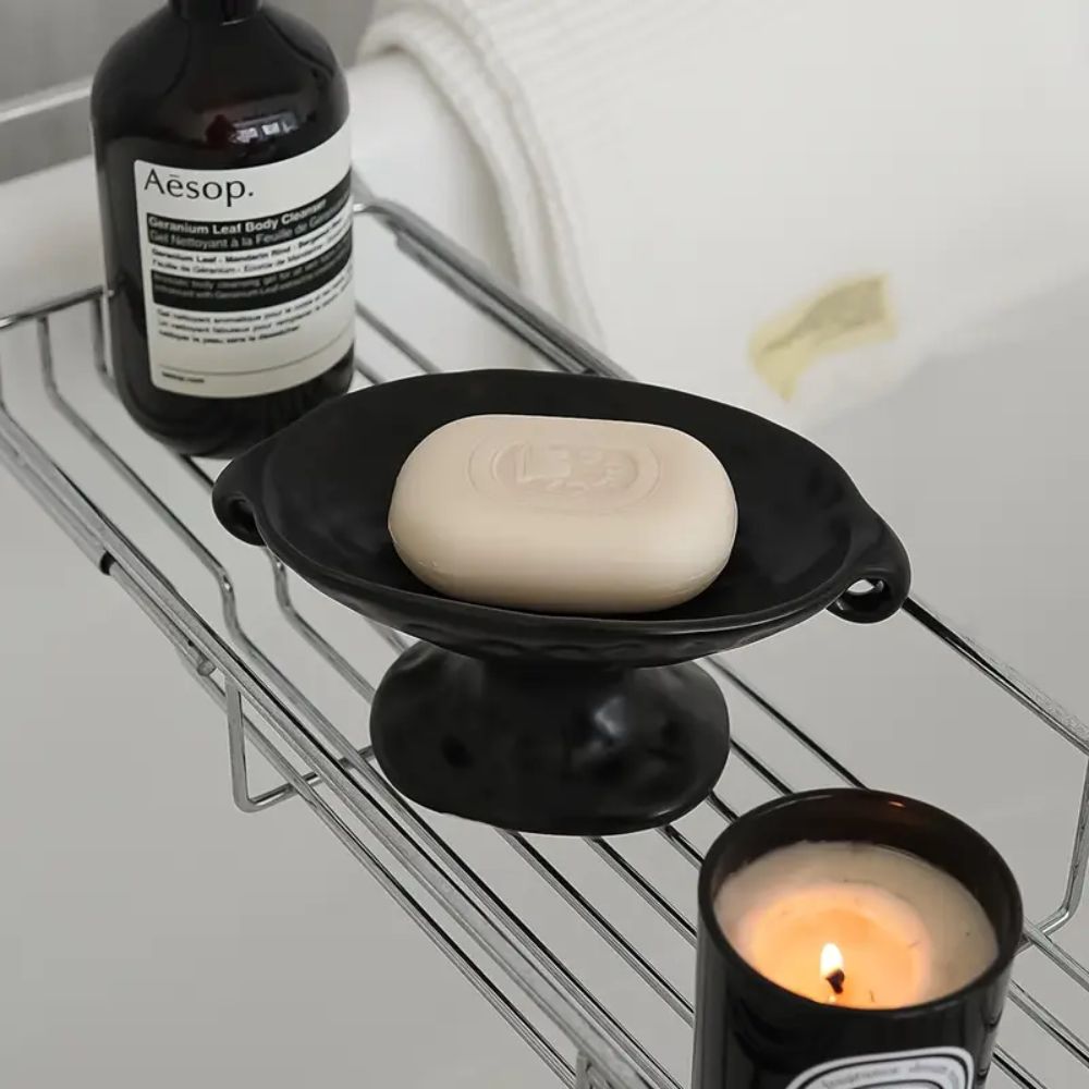Ceramic Oval Organizer with Dual Handles