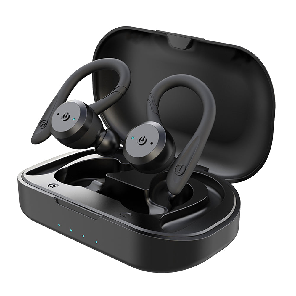 Waterproof Wireless Sport Earbuds with 20-Hour Battery Life and Bluetooth 5.0
