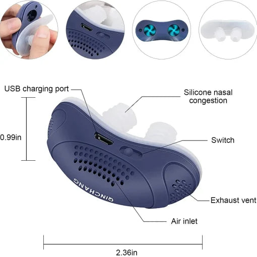 Portable Micro CPAP Sleep Apnea Machine for Travel – Anti-Snoring Solution