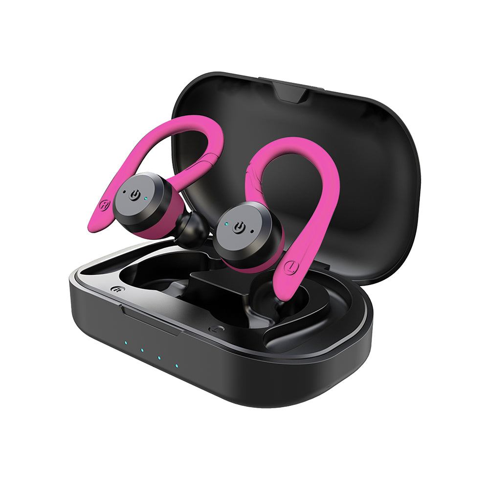 Waterproof Wireless Sport Earbuds with 20-Hour Battery Life and Bluetooth 5.0
