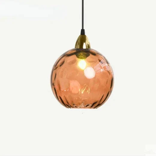 Clear Glass Pendant Light with E27 Socket for Modern Interiors