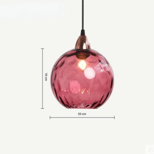 Glass Ball Pendant Light - Elegant Sphere Design