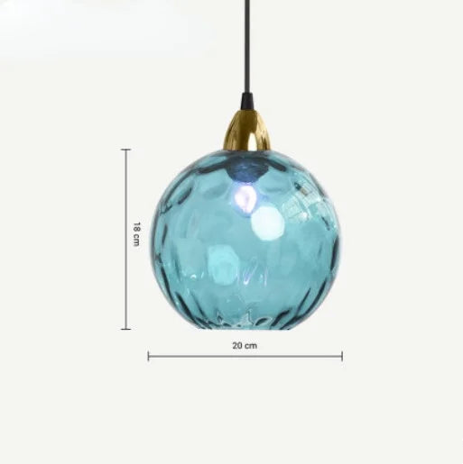 Glass Ball Pendant Light - Elegant Sphere Design