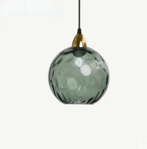 Clear Glass Pendant Light with E27 Socket for Modern Interiors