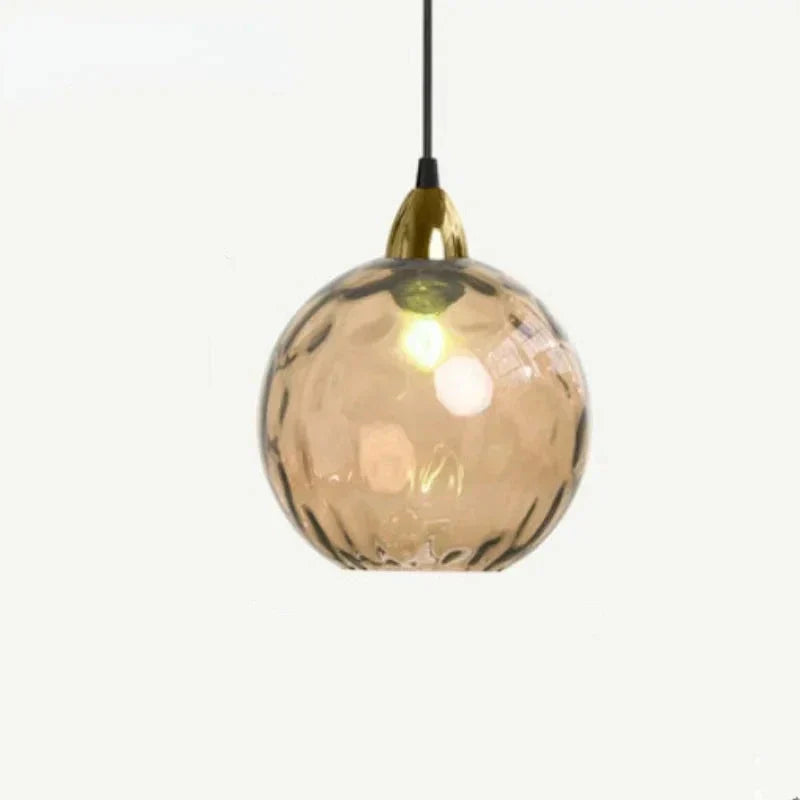 Clear Glass Pendant Light with E27 Socket for Modern Interiors