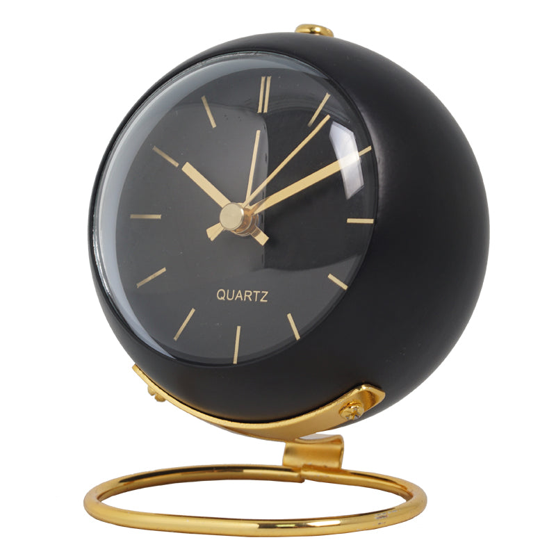 Minimalist Round Desk Clock with Vintage Charm