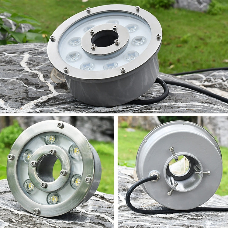 Color Changing LED Underwater Fountain Light - Aluminum Alloy, 24V