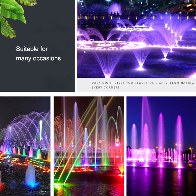 Color Changing LED Underwater Fountain Light - Aluminum Alloy, 24V
