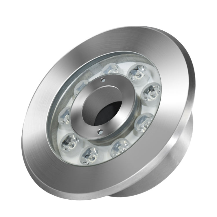 12W Color Changing LED Underwater Spotlight - Stainless Steel with Tempered Glass