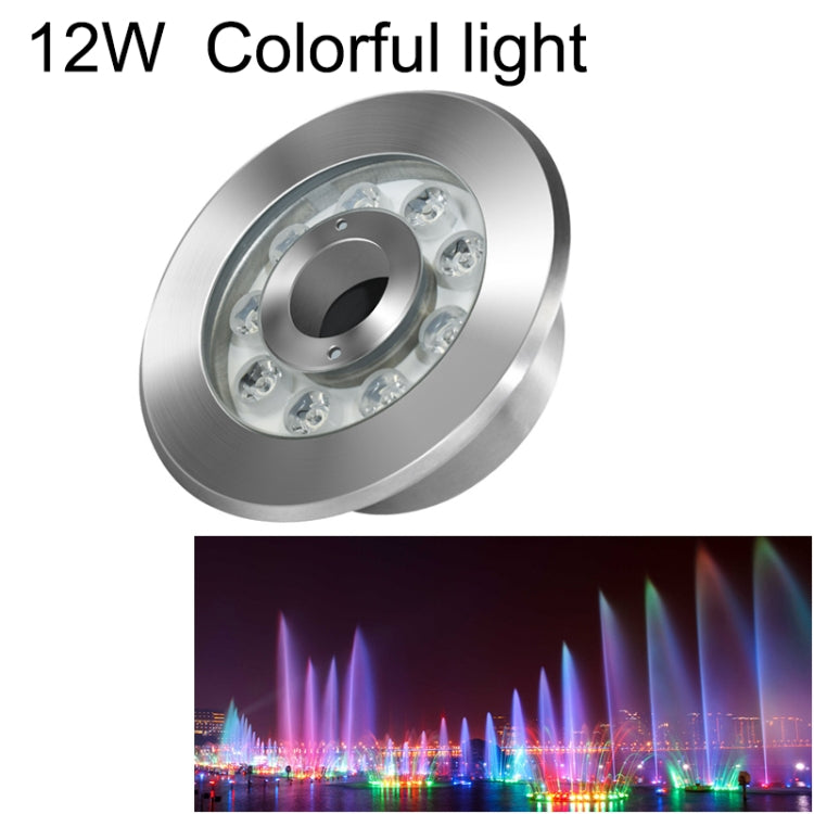 12W Color Changing LED Underwater Spotlight - Stainless Steel