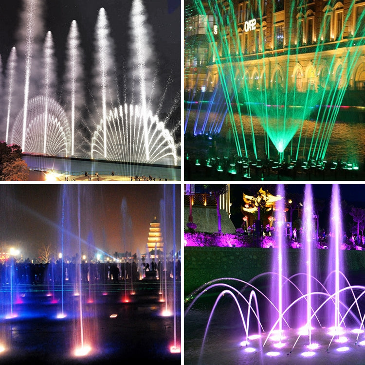 9W LED Underwater Pool Light with Stainless Steel and Tempered Glass, Warm White