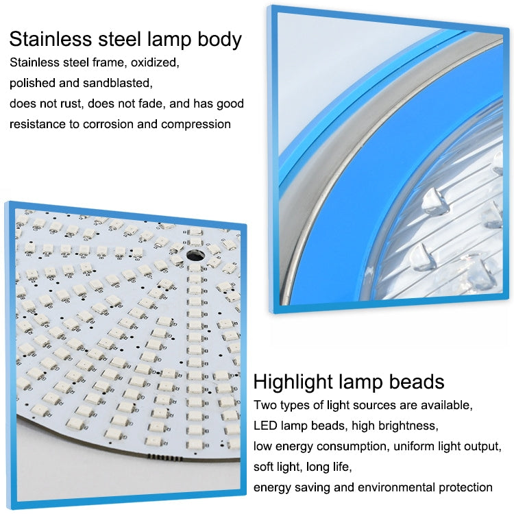 18W LED Stainless Steel Wall Mounted Pool Light - Colorful Underwater Landscape Illumination