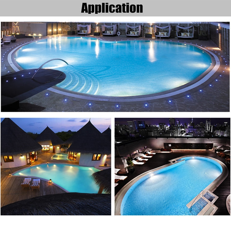 18W LED Stainless Steel Wall Mounted Pool Light - Colorful Underwater Landscape Illumination