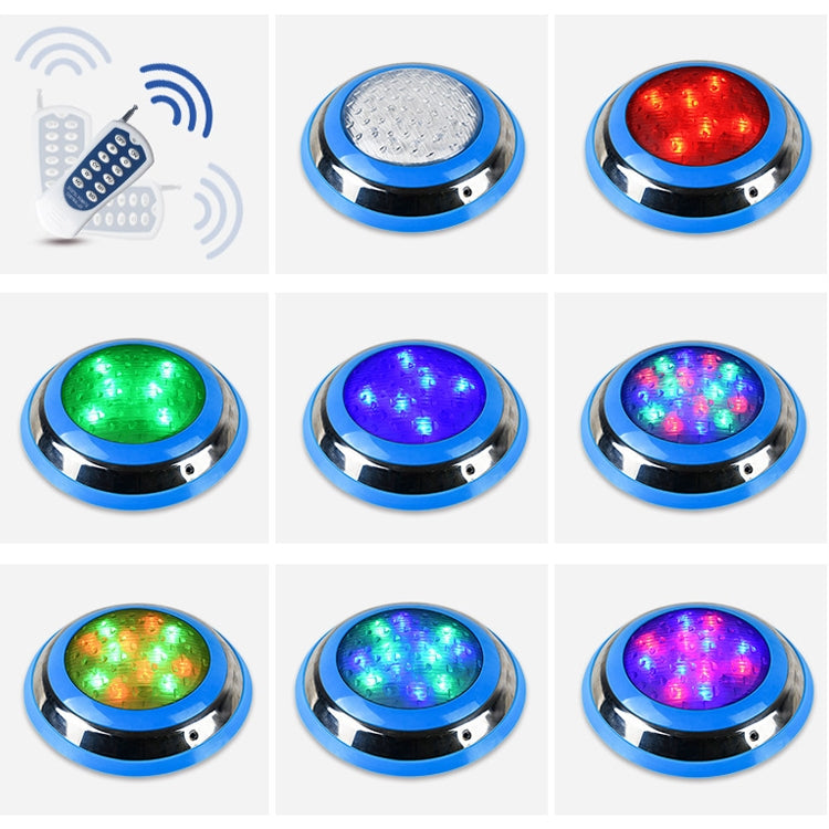 15W LED Stainless Steel Wall Mounted Pool Light with Remote Control