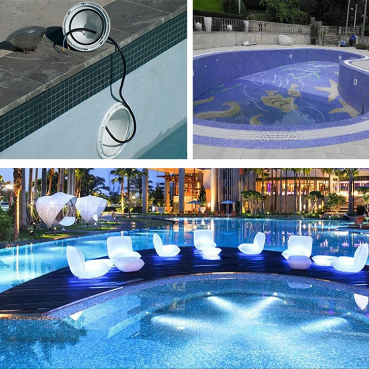12V LED Recessed Underwater Pool Light - Warm White Glass Fixture