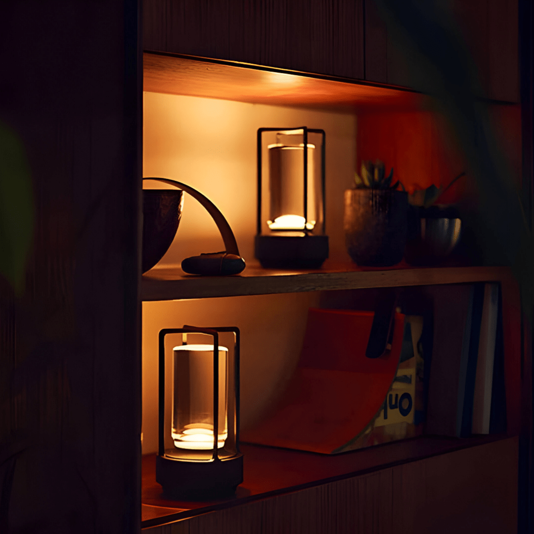 Waterproof Portable LED Table Lamp - Dimmable Indoor & Outdoor Lighting