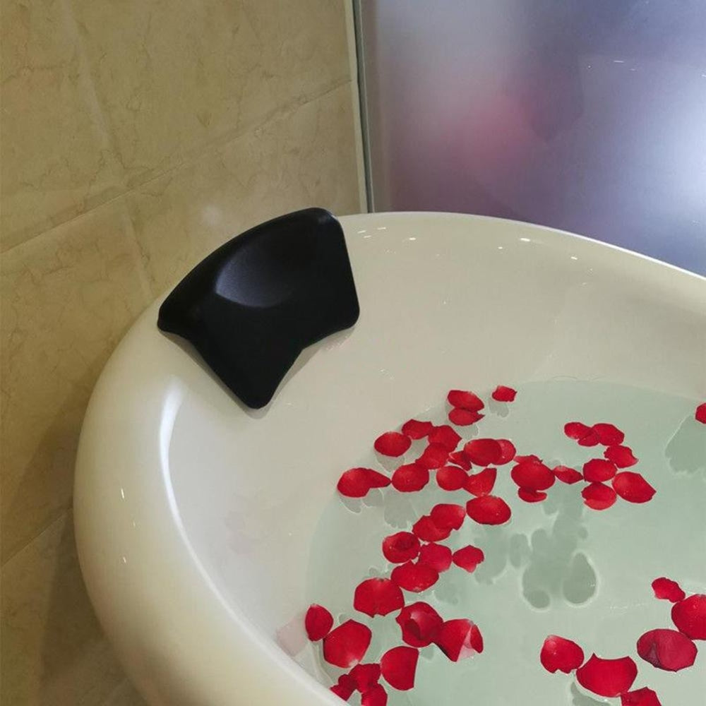 Contoured Soft Bathtub Pillow for Spa Comfort