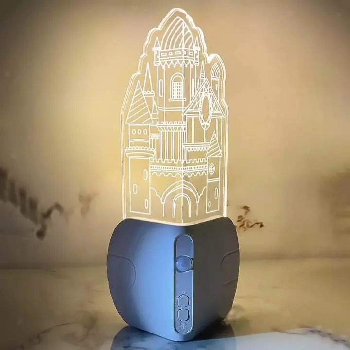 Wireless Motion Sensor Corner Night Light – Rechargeable LED Safety Light
