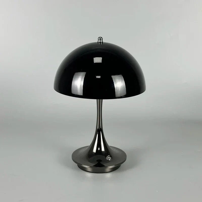 Rechargeable Dome-Shade Table Lamp with Touch Control