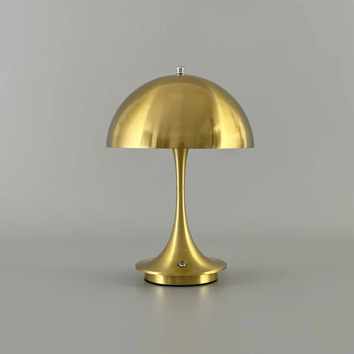 Rechargeable Dome-Shade Table Lamp with Touch Control