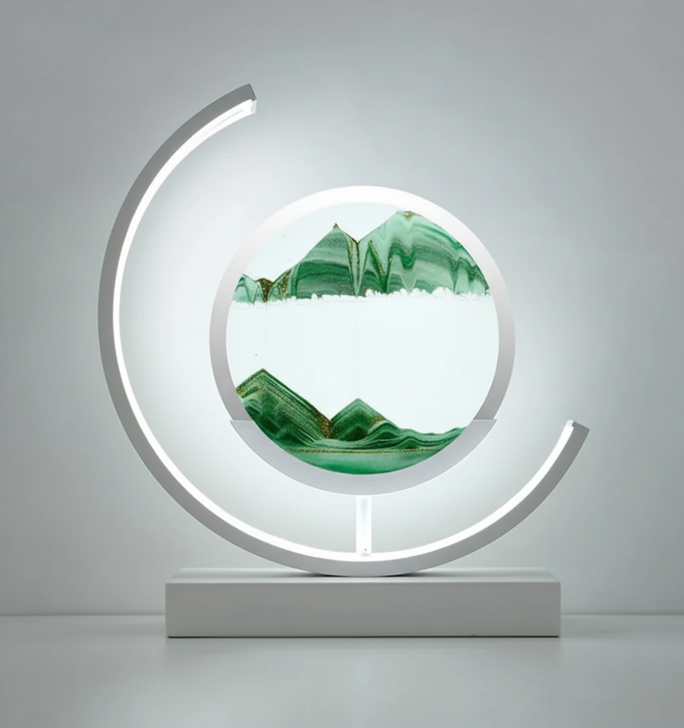 Handmade Ceramic Table Lamp with Soothing Warm Light