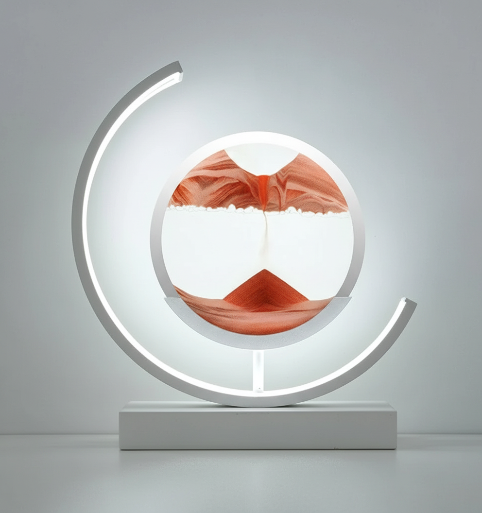 Handmade Ceramic Table Lamp with Soothing Warm Light