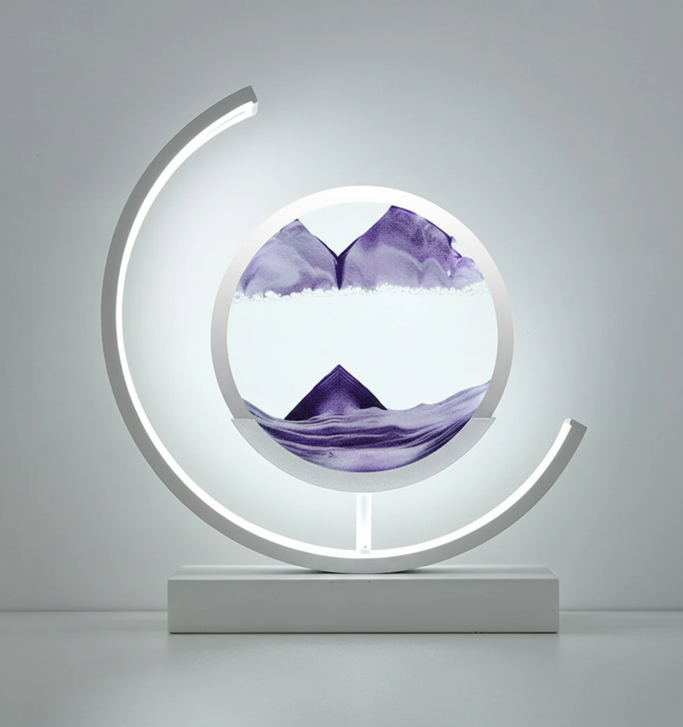 Handmade Ceramic Table Lamp with Soothing Warm Light