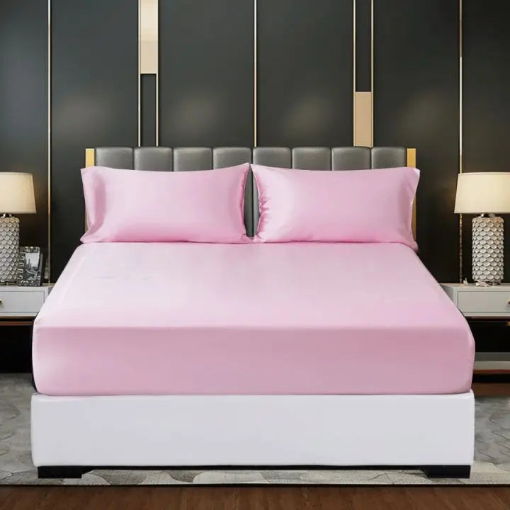 Cooling Ice-Silk Duvet Cover Set with Pillowcases