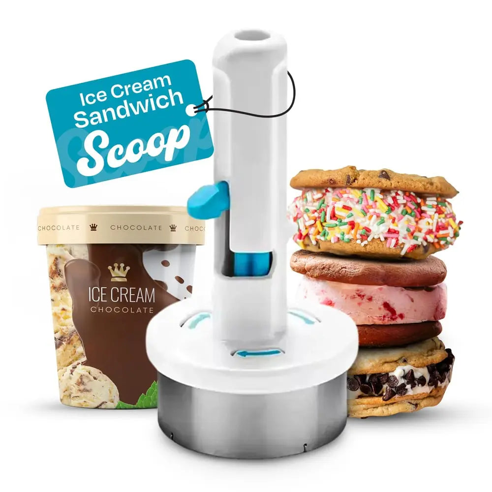 Ice Cream Sandwich Scooper with Easy Release Mechanism