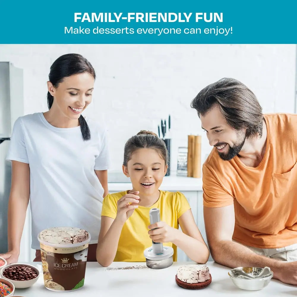 Ice Cream Sandwich Scooper with Easy Release Mechanism