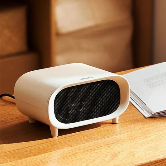 Portable Electric Mini Fan Heater with PTC Heating and USB Power