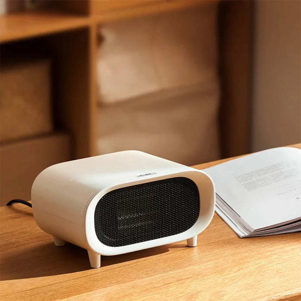 Portable Electric Mini Fan Heater with PTC Heating and USB Power