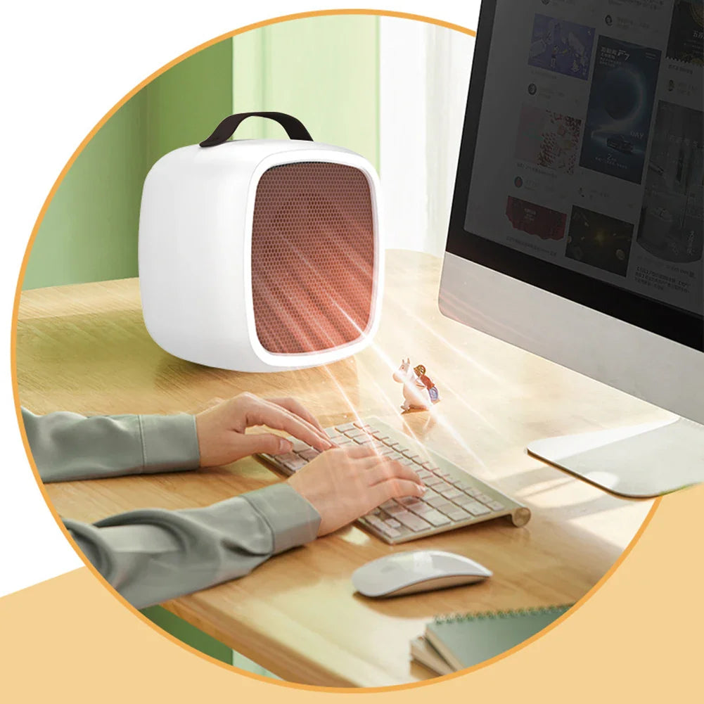 Portable Ceramic Electric Space Heater for Desktop Use