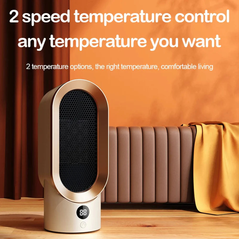 Portable PTC Ceramic Electric Space Heater for Indoor Use