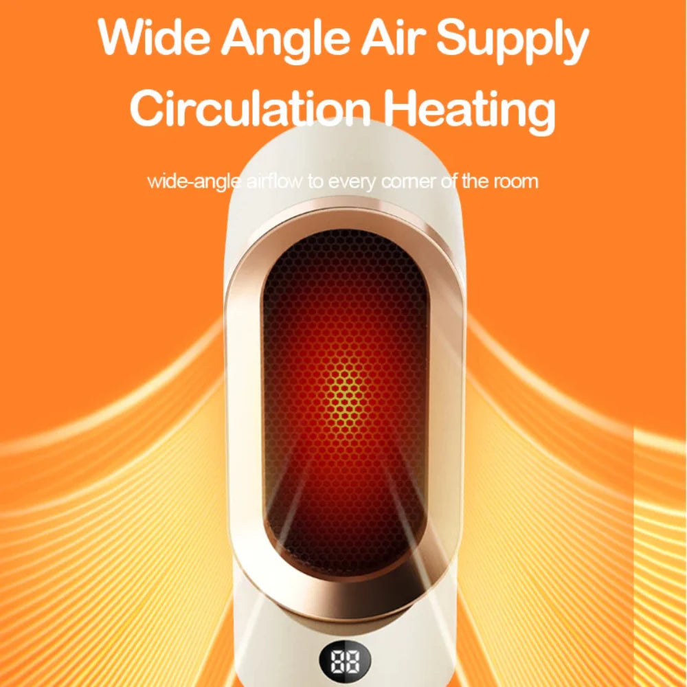 Portable PTC Ceramic Electric Space Heater for Indoor Use