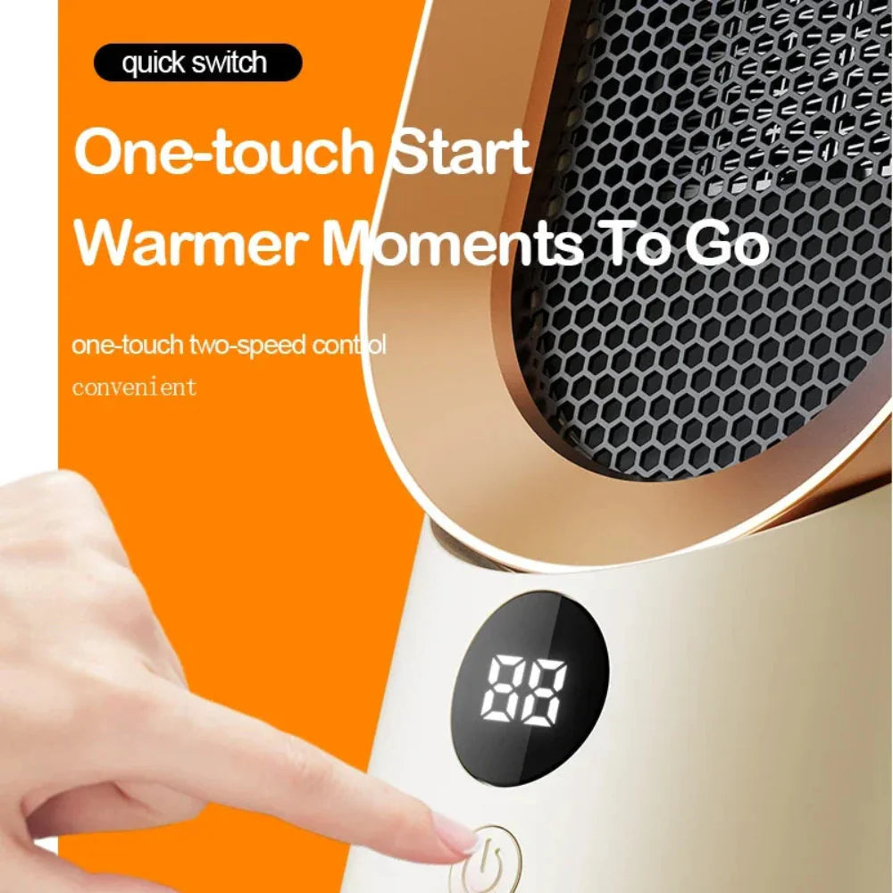 Portable PTC Ceramic Electric Space Heater for Indoor Use