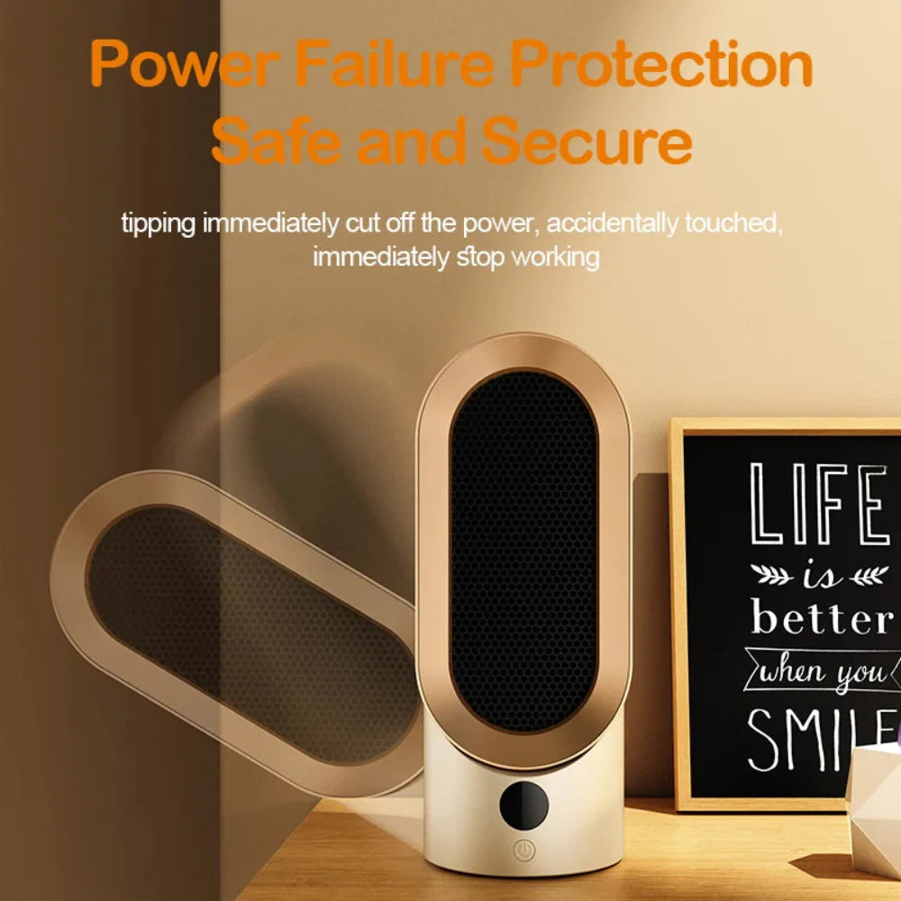 Portable PTC Ceramic Electric Space Heater for Indoor Use