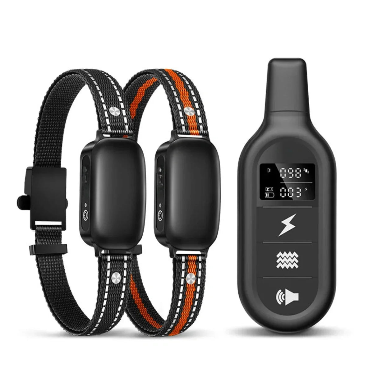 Electric Dog Training Collar with Remote, Waterproof, 1000m Range, 16 Shock Levels, Beep & Vibration Modes