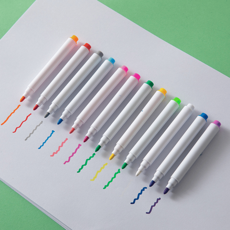 LED Dry Erase Memo Board with Adjustable Tripod and 7 Color Pens