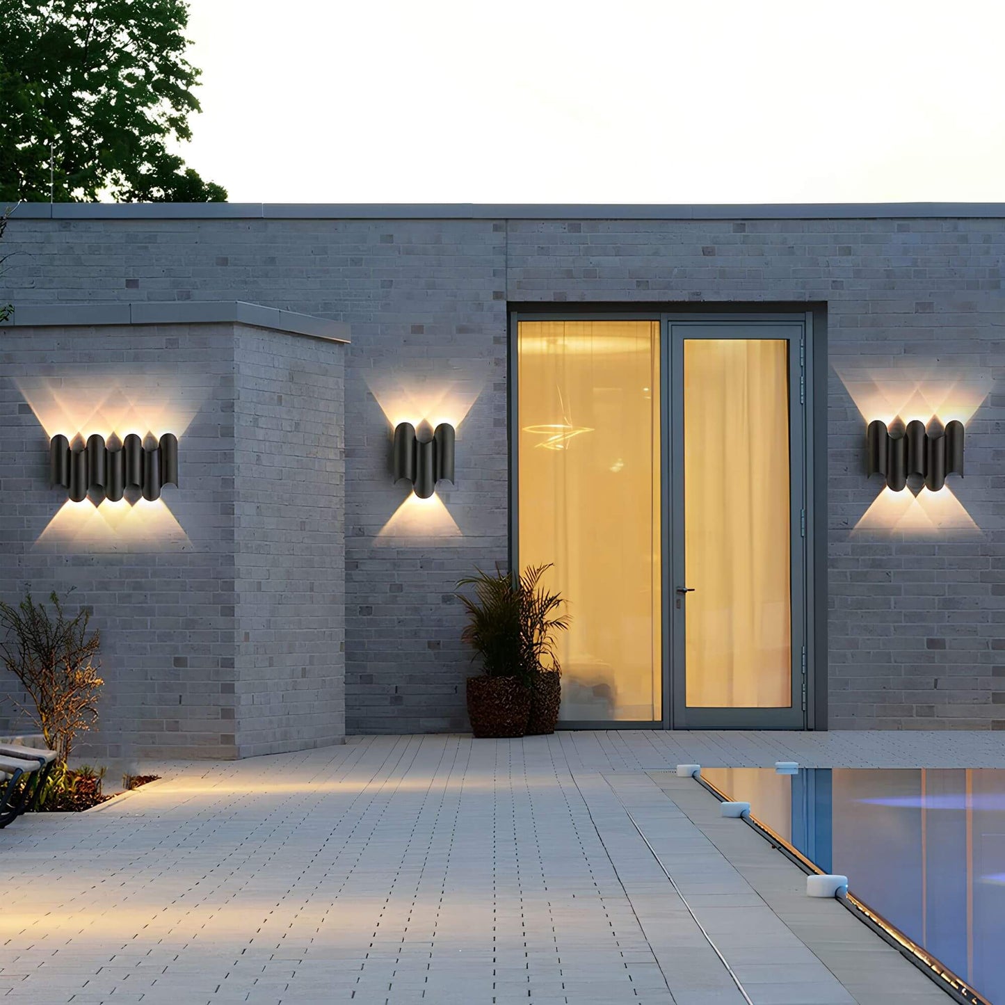 Aluminum Outdoor Wall Lamp Fixture