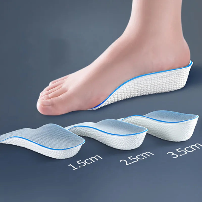 Invisible Lift Insoles with Arch Support - 1.5 to 3.5 Inch Height