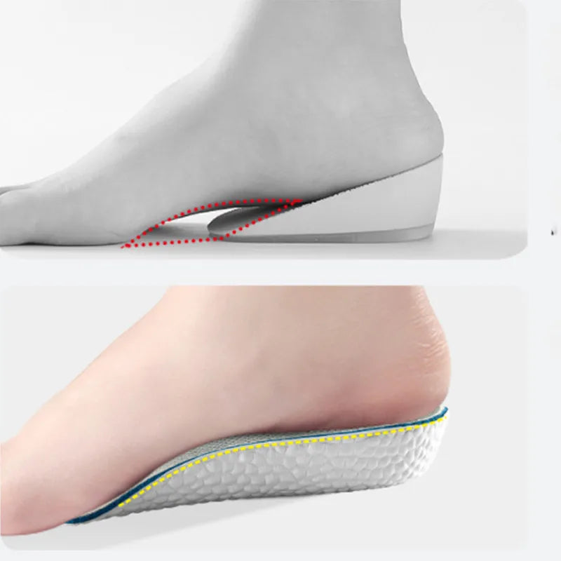 Invisible Lift Insoles with Arch Support - 1.5 to 3.5 Inch Height