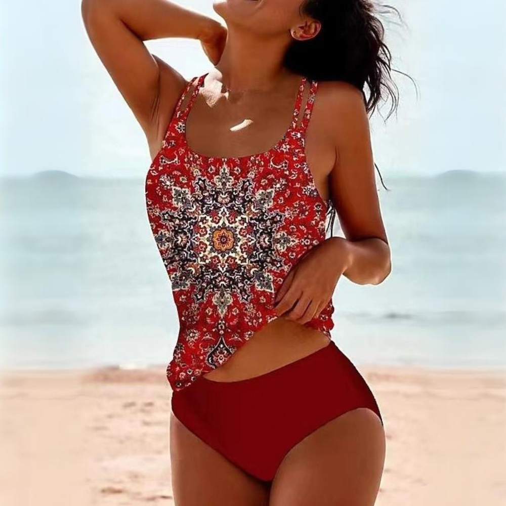 Bohemian One-Piece Swimsuit for Summer Fun