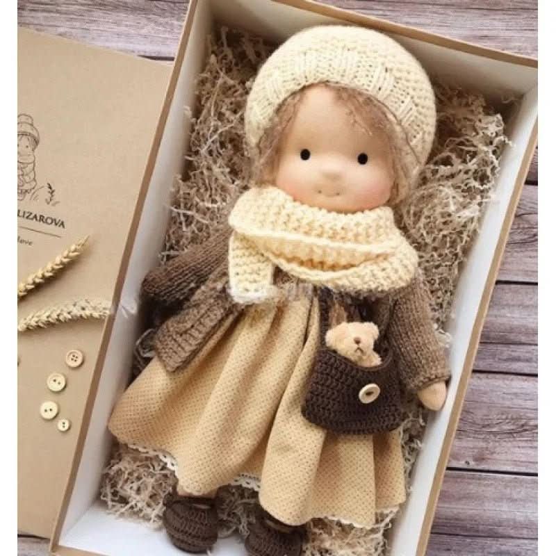 Handmade Cotton Waldorf Doll for Imaginative Play