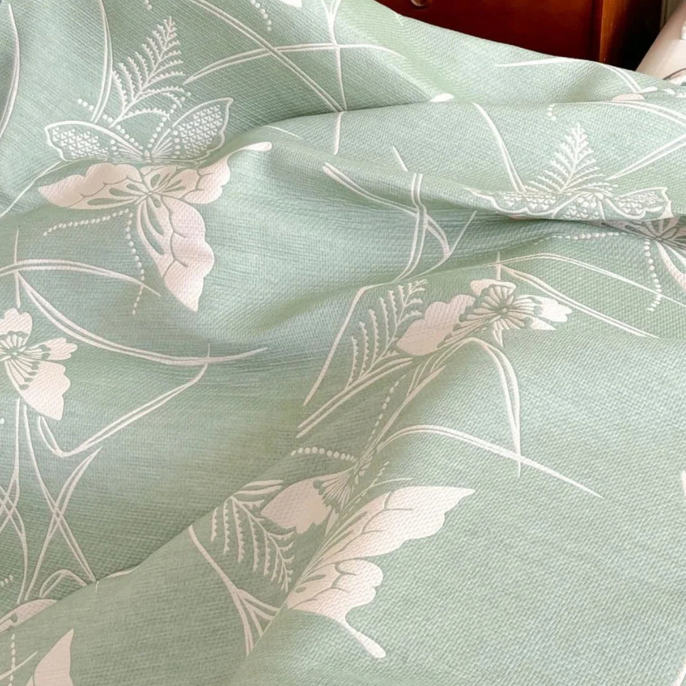 Butterfly Print Cotton Gauze Blanket
