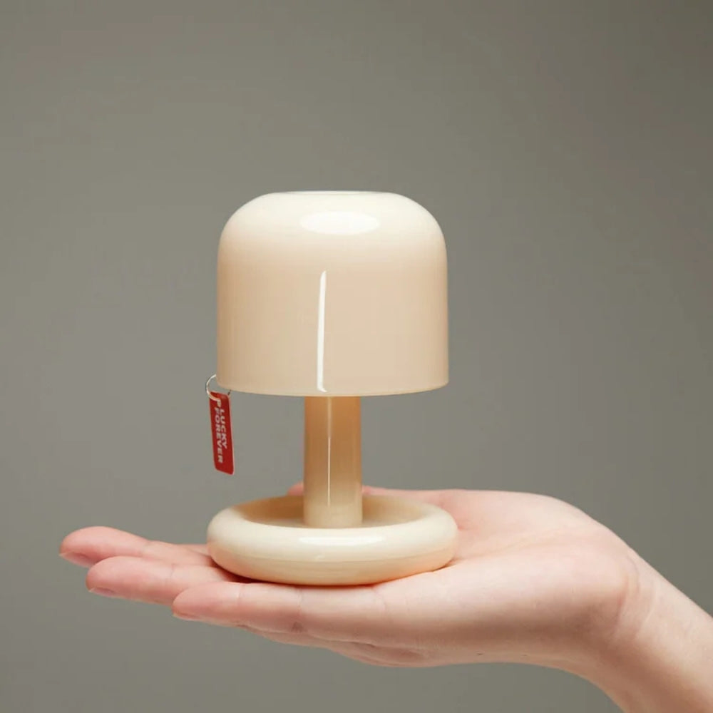 Mini Mushroom Table Lamp - Portable USB Rechargeable Night Light